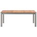 Table rectangulaire bois de chêne naturel et gris Cusina 180 cm - Photo n°2