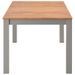 Table rectangulaire bois de chêne naturel et gris Cusina 180 cm - Photo n°3