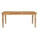 Table rectangulaire bois massif acacia clair Atsiv 170 cm - Photo n°2
