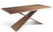 Table rectangulaire bois plaqué noyer Koza 200 cm - Photo n°1