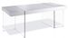 Table rectangulaire design Blanc Cubique - Photo n°1