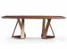 Table rectangulaire design bois noyer Kinta 220 cm - Photo n°3