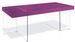 Table rectangulaire design Fuchsia Cubique - Photo n°1