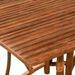 Table rectangulaire et 4 chaises bambou Kina - Photo n°4