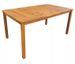 Table rectangulaire et 4 chaises de jardin acacia clair Polina 3 - Photo n°2