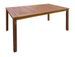 Table rectangulaire et 6 chaises de jardin acacia clair Polina 140 2 - Photo n°2