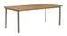 Table rectangulaire et 8 chaises de jardin acacia clair Palino - Photo n°2