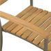 Table rectangulaire et 8 chaises de jardin acacia clair Palino - Photo n°5