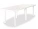 Table rectangulaire et 8 chaises de jardin plastique blanc Camille - Photo n°2
