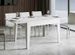 Table rectangulaire extensible 4 à 6 personnes 120/180 cm bois frêne blanc Kina - Photo n°4
