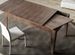 Table rectangulaire extensible 4 à 10 personnes 160/220 cm bois foncé Kina - Photo n°2