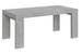 Table rectangulaire extensible 160 à 264 cm gris béton Ribo - Photo n°1