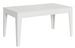 Table rectangulaire extensible 4 à 10 personnes 160/220 cm bois blanc Kina - Photo n°1