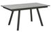Table rectangulaire extensible 4 à 6 personnes L 120 à 180 cm gris béton et métal anthracite Miry - Photo n°1