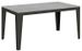 Table rectangulaire extensible 6 à 14 places L 180 à 284 cm gris effet béton et pieds acier gris foncé Flavien - Photo n°1