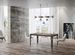 Table rectangulaire extensible 6 à 16 personnes L 120 à 380 cm chêne clair et cadre métal anthracite Zakary - Photo n°1