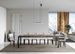 Table rectangulaire extensible 6 à 20 personnes L 180 à 440 cm bois clair et métal anthracite Evy - Photo n°2