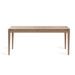 Table rectangulaire extensible 180/220 cm bois plaqué chêne Minka - Photo n°4