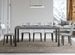 Table rectangulaire extensible gris béton et métal anthracite 6 à 20 personnes L 160 à 420 cm Evy - Photo n°2
