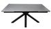 Table rectangulaire extensible porcelaine et métal noir Slika - Photo n°4