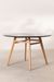 Table ronde 120 cm scandinave noir et pieds bois clair Bristol - Photo n°3