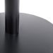 Table ronde bois blanc mate et pied acier noir Kofy 80 cm - Photo n°4
