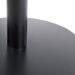Table ronde bois blanc mate et pied acier noir Kofy 80 cm 2 - Photo n°3