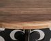 Table ronde bois de mangue noir et naturel Brinka 150 cm - Photo n°4