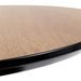 Table ronde bois naturel et acier noir Kofy 80 cm - Photo n°2