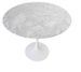 Table ronde design 120 cm en marbre blanc de Carrare - Photo n°3