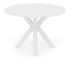 Table ronde en porcelaine et métal FOLA – Design minimaliste - Photo n°1