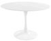 Table ronde laquée blanc PETALE - Ø90 cm - Photo n°1