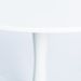 Table ronde moderne blanc laqué Bosika 90 cm - Photo n°2