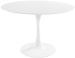 Table ronde moderne blanche Tulipa 100 cm - Photo n°1