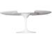 Table tulipe ovale extensible 170/230 cm blanc mat - Photo n°2