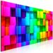 Tableau Colourful Cubes (5 Parts) Narrow - Photo n°1