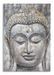Tableau mural fait main visage de bouddha lumineux -a- cm 80x3x120 - Photo n°1