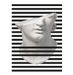Tableau rectangulaire méthacrylate noir et blanc Romain 60 cm - Photo n°1
