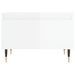 Tables basses 2 pcs blanc brillant 50x46x35cm bois d'ingénierie - Photo n°6