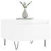 Tables basses 2 pcs blanc brillant 50x46x35cm bois d'ingénierie - Photo n°3