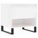 Tables basses 2 pcs blanc brillant 50x46x50cm bois d'ingénierie - Photo n°5