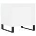 Tables basses 2 pcs blanc brillant 50x46x50cm bois d'ingénierie - Photo n°9