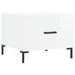 Tables basses 2 pcs blanc brillant 50x50x40cm bois d'ingénierie - Photo n°5