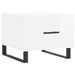 Tables basses 2 pcs blanc brillant 50x50x40cm bois d'ingénierie - Photo n°5