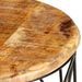 Tables basses 2 pcs Bois solide de manguier - Photo n°5