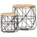 Tables basses 2 pcs Bois solide de manguier - Photo n°7