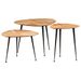 Tables basses 3 pcs Bois d'acacia massif - Photo n°1