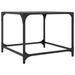 Tables basses avec dessus en verre noir 2 pcs 50x50x40 cm acier - Photo n°4