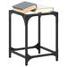 Tables basses avec dessus en verre transparent 2 pcs acier - Photo n°1