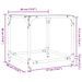 Tables basses avec dessus en verre transparent 2 pcs acier - Photo n°9